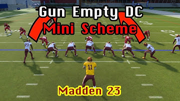 ALL OUT PASSING ATTACK! Gun Empty DC Mini Scheme | Madden 23 Tips & Tricks