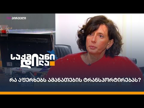 რა აფერხებს ამანათების ტრანსპორტირებას?