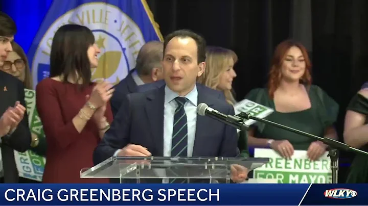 Democrat Craig Greenberg speech