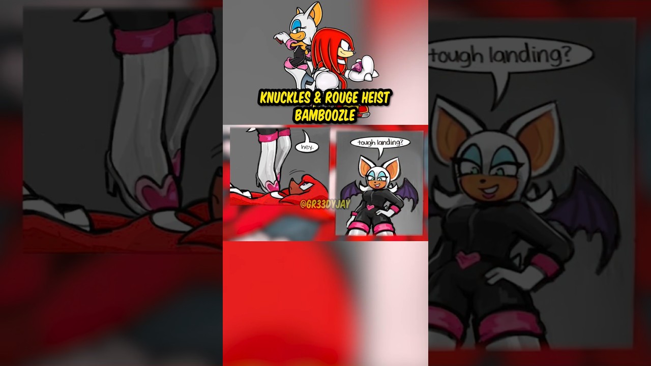 Knuckles and Rouge's heist bamboozle! #knucklestheechidna #knuckles #knuxouge #sonicthehedgehog