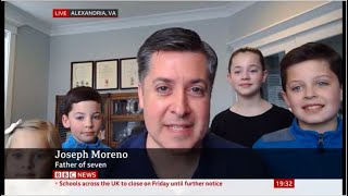 Joseph Moreno And Family Appear On Bbcs Beyond 100 Days To Discuss Coronavirus