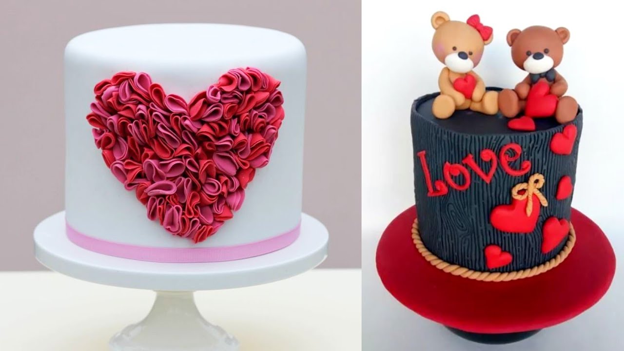 40 unique & Yummy Love cake Design With Heart Shape| special ...
