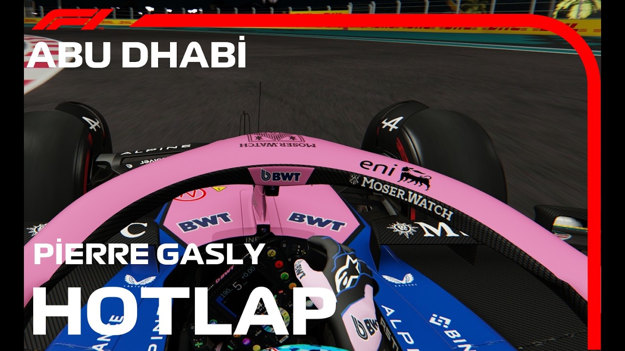 F1 2025 Abu Dhabi GP || Pierre Gasly hotlap