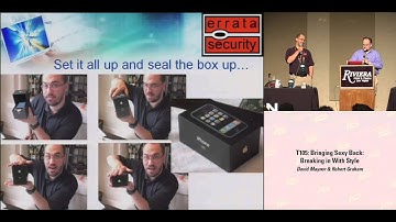 DEF CON 16 - David Maynor & Robert Graham: Bringing Sexy Back: Breaking in with Style