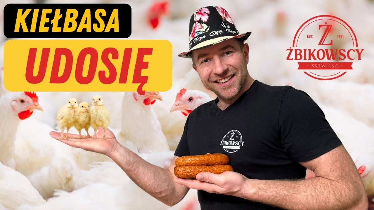 Kiełbasa DROBIOWA UDOSIĘ z udek z kurczaka + kolejny PREZENT!