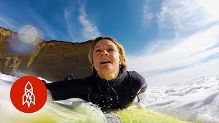 Meet the Woman Taking On The World's Biggest Waves