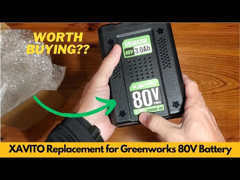 80V 3.5Ah Replacement Battery for Greenworks 80V Lithium-Ion Battery GBA80150
