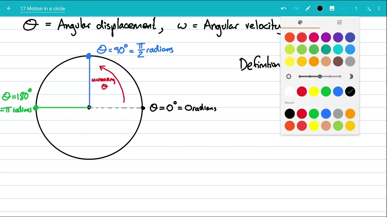 80 Uniform circular motion | Whiteboard Physics: A-Level Lessons 