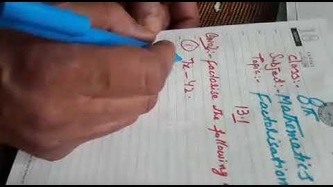 8th factorisation 13.1 Q2