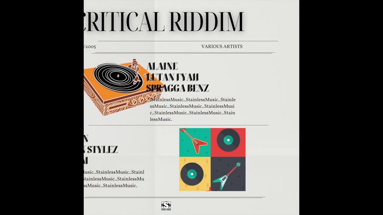 DADIGAN (DUTTY CUP) - GREETINGS (CRITICAL RIDDIM-STAINLESS MUSIC) DEC 2022