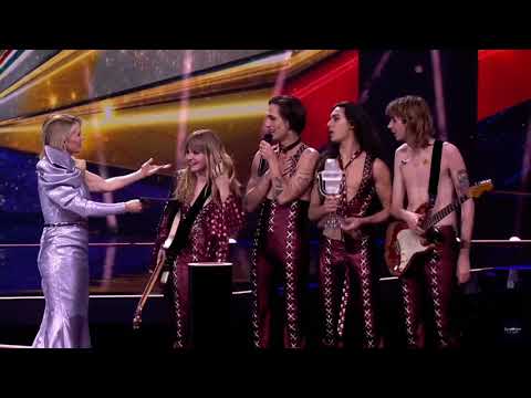 eurovision2021 winner mneskin: rock-n-roll never dies!