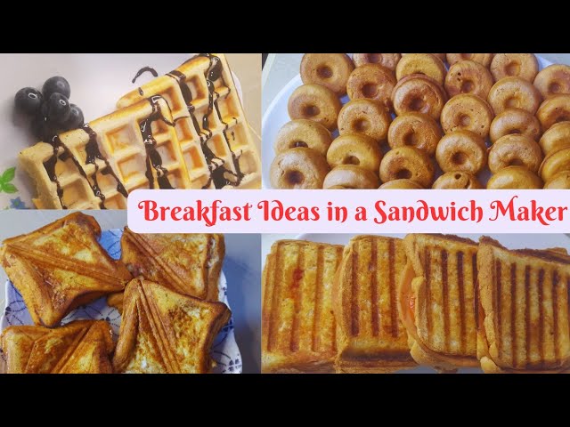 4 Quick & Easy Sandwich Maker Recipes 