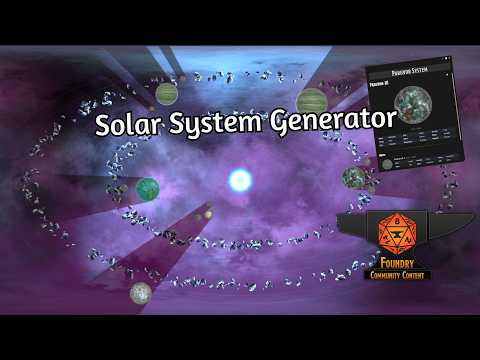 Augur: Sci-Fi | Procedural Star System Generator for Foundry VTT
