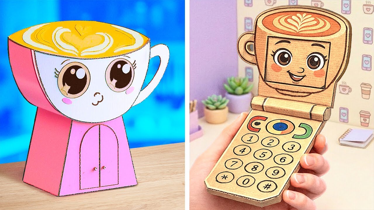 Ballerina Mini House! Easy DIY with Cardboard