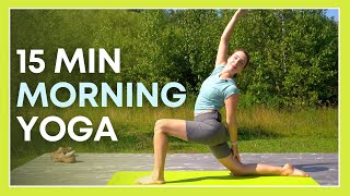 15 Min Morning Full Body Yoga Flow - Yoga With Kassandra