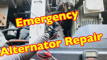 Car or Truck : (Emergency Alternator Repair!!)