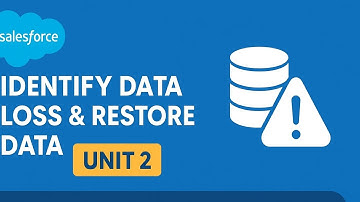 Data Protection Superbadge Unit | Identify Data Loss and Restore Data Super badge unit - 2