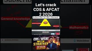 CDS &amp; AFCAT 2 2026 Strategy 💥 | Crack It in First Attempt 🚀📝 #viral #viralvideo #video #viralshorts
