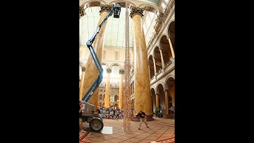 KEVA planks World Record Tower 51 ft. 8 in.