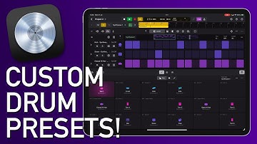 Create Custom Presets in Logic Pro iPad | Drum Machine Designer Tutorial