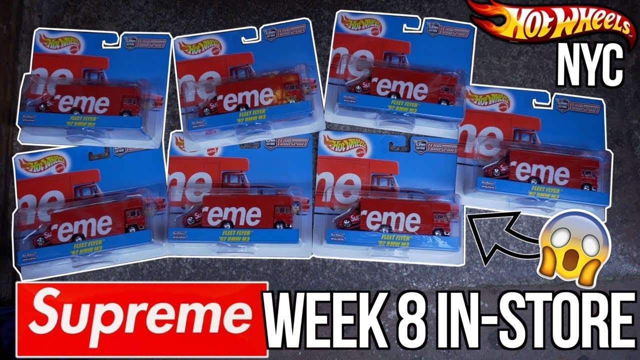 Crazy Supreme X Hot Wheels Week 8 In Store New York City Vlog! | What Went  Down!? | 15 Cars + Real! - Youtube