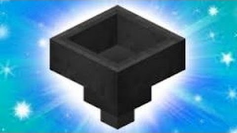 How to make/use a Hopper - Minecraft 1.5.2