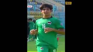شاهد رقصه لاعب المنتخب العراقي امام السنغال اليوم