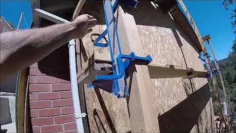 Using pump jack scaffolding - DayDayNews