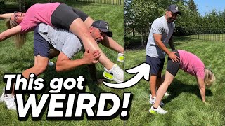 This got WEIRD! *Somersault Challenge*