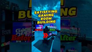 Part 2 Satisfying Gaming Room Building 🎮🖥️#gamingroom #gamingroomsetup #gamingroomdecor