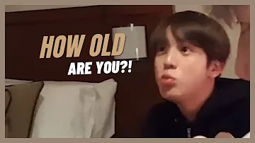 What is the age difference between Jin and Jungkook?