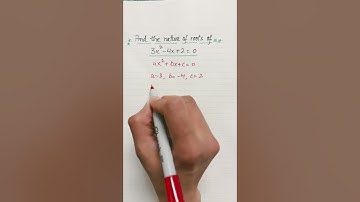 Nature of Roots of the Quadratic Equation! 🔢✨#ged #quadraticformula #ibmath #class10 #natureofroots