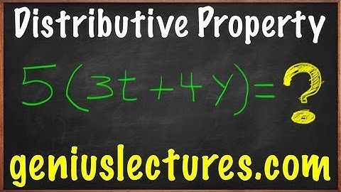 How to use the distributive property with variables