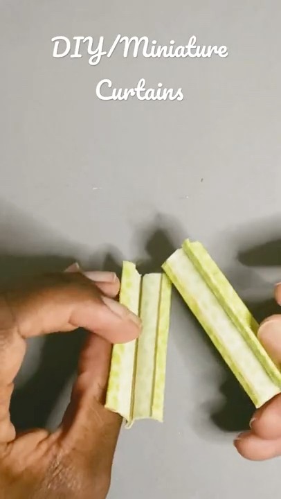 Diy/miniature curtains - YouTube