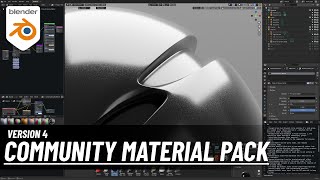 Now Available: Community Material Pack V4 for Blender! @CurtisHolt