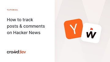 How to track posts and comments on Hacker News | crowd.dev