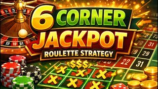 “6 Corner Jackpot” Roulette Strategy 💵💵 #roulettestrategies  screenshot 5