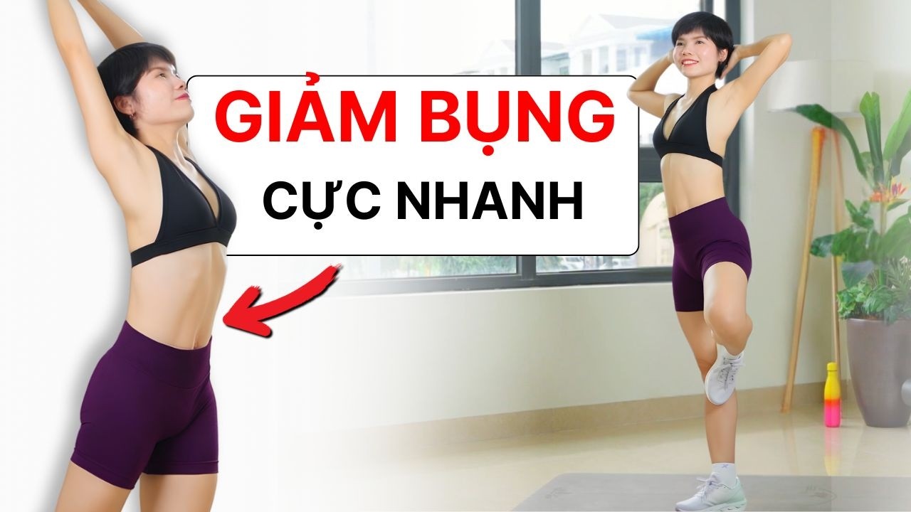 20 phút đốt mỡ toàn thân tại nhà🔥(Giảm 7cm Vòng Eo Cực Nhanh) | Hoàng Uyên Yoga