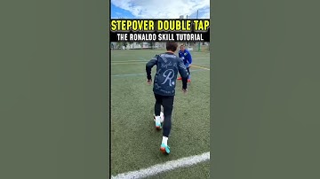 "STEPOVER DOUBLE TAP the RONALDO SKILL TUTORIAL"#football#soccer#shorts#cr7#ronaldo#cristianoronaldo