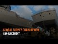 Global Supply Chain Review Announcement