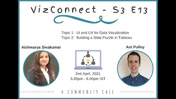 VizConnect UI AND UX FOR DATA VISUALIZATION AND BUILDING A SLIDE PUZZLE IN TABLEAU