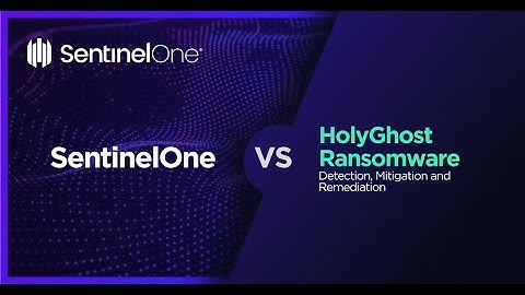 SentinelOne VS HolyGhost Ransomware - Detection & Response