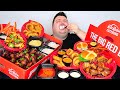 $100 Worth Of Red Robin • Wings, Onion Rings, Burgers, & Fries • MUKBANG