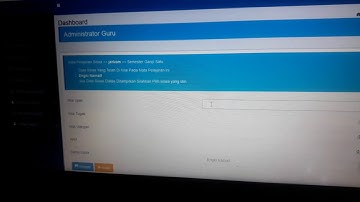 Sistem Informasi Pengolahan Data Nilai Siswa