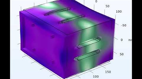 Eigenfrequency Analysis of an Ultrasonic Horn using COMSOL