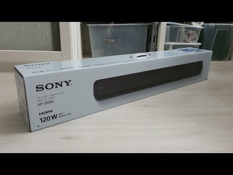 Sony HT-S100F | 2ch Single Soundbar with Bluetooth | Sound Test | Unboxing & overview review S-Force