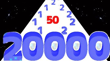 Satisfying Mobile Game - Number Master, Roof Rails, Count Master ( Max Level ) Infinity Game