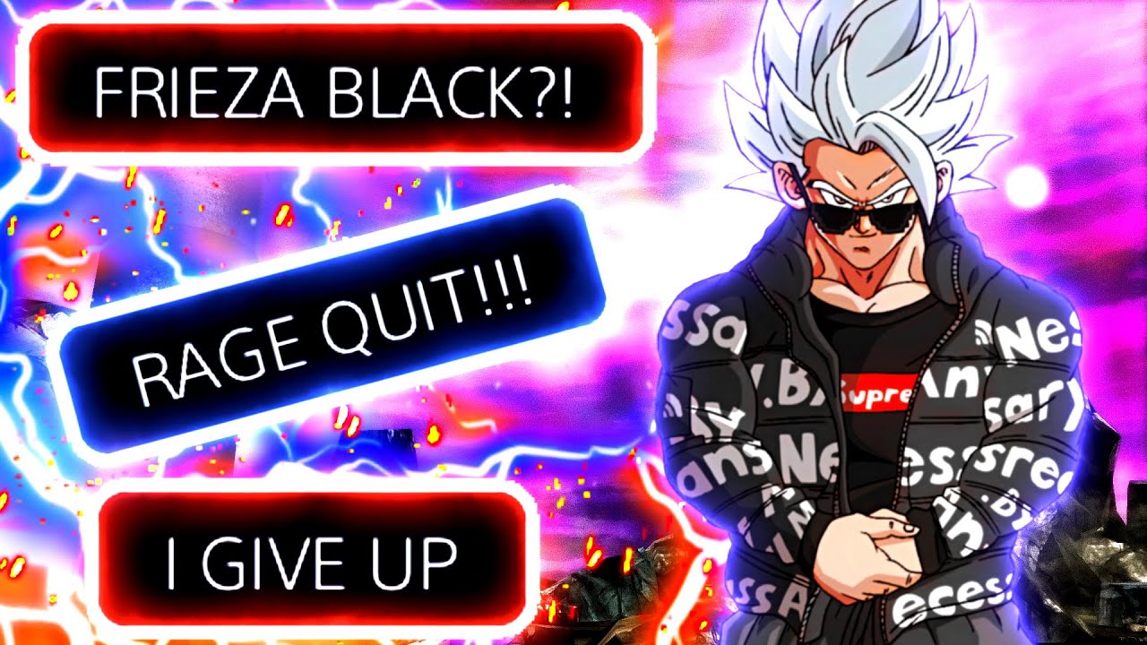 He Has FRIEZA BLACK Mods. So I Used Drip Gogeta. He Then RAGE QUIT ...