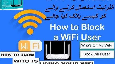 How to block unknown wifi user in tp link router Archer C6 AC1200| Wifi User ko kesy Block kry URDU
