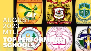 AUGUST 2023 MEDICAL TECHNOLOGY LICENSURE EXAMINATION RESULTS (PROVINCIAL SCHOOLS DOMINATION!)